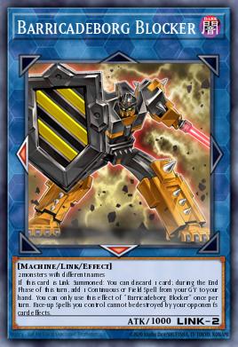 Barricadeborg Blocker Yu-Gi-Oh card