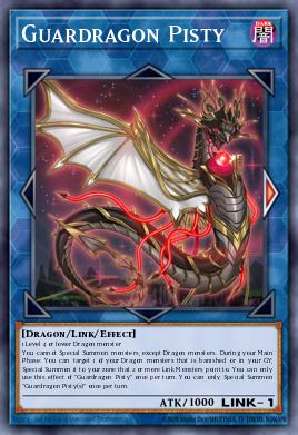 Guardragon Pisty Yu-Gi-Oh card