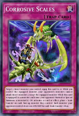 Corrosive Scales Yu-Gi-Oh card