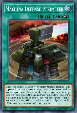 Machina Defense Perimeter Yu-Gi-Oh card