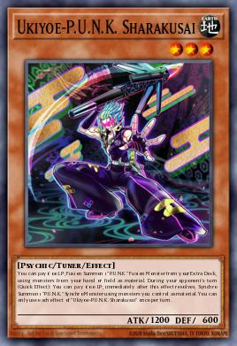 Ukiyoe-P.U.N.K. Sharakusai Yu-Gi-Oh card