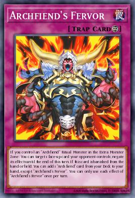 Archfiend's Fervor Yu-Gi-Oh card