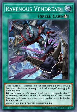 Ravenous Vendread Yu-Gi-Oh card
