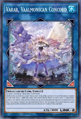 Varar, Vaalmonican Concord Yu-Gi-Oh card