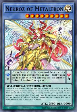 Nekroz of Metaltron Yu-Gi-Oh card
