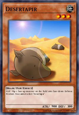 Desertapir Yu-Gi-Oh card