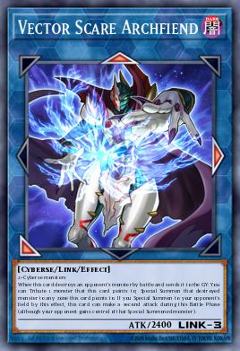 Vector Scare Archfiend Yu-Gi-Oh card