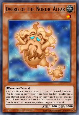 Dverg of the Nordic Alfar Yu-Gi-Oh card