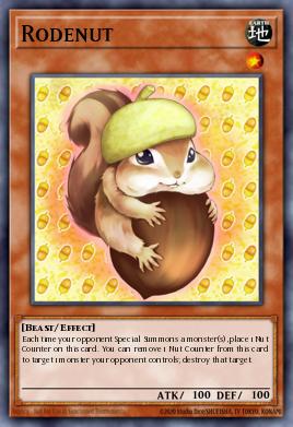 Rodenut Yu-Gi-Oh card