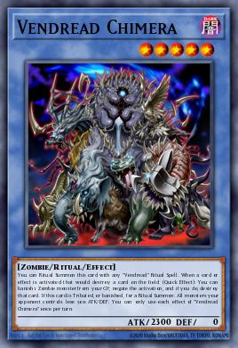 Vendread Chimera Yu-Gi-Oh card