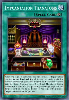 Impcantation Thanatosis Yu-Gi-Oh card
