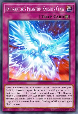 Raidraptor's Phantom Knights Claw Yu-Gi-Oh card