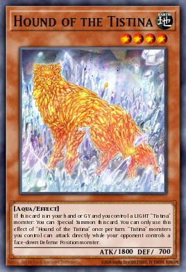 Hound of the Tistina Yu-Gi-Oh card