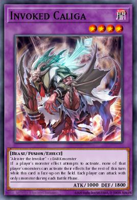 Invoked Caliga Yu-Gi-Oh card