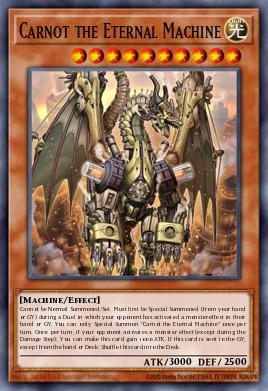 Carnot the Eternal Machine Yu-Gi-Oh card