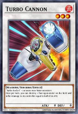 Turbo Cannon Yu-Gi-Oh card