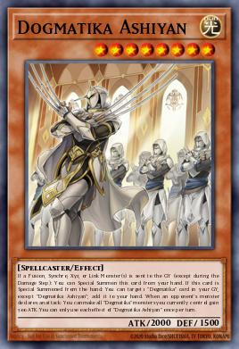 Dogmatika Ashiyan Yu-Gi-Oh card