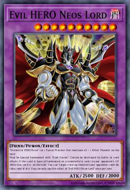 Evil HERO Neos Lord Yu-Gi-Oh card