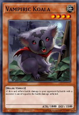 Vampiric Koala Yu-Gi-Oh card