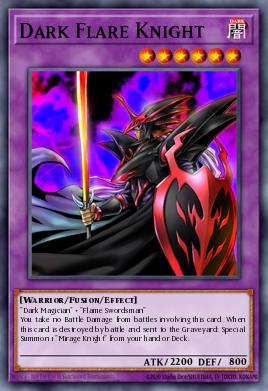 Dark Flare Knight Yu-Gi-Oh card