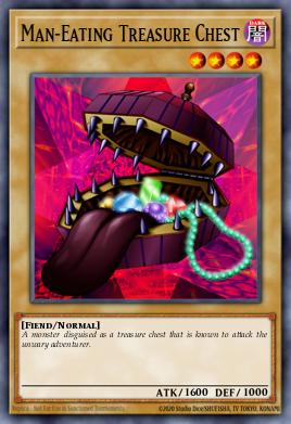Man-Eating Treasure Chest Yu-Gi-Oh card