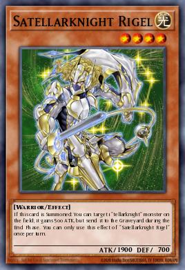 Satellarknight Rigel Yu-Gi-Oh card