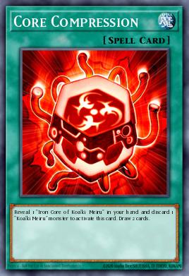 Core Compression Yu-Gi-Oh card