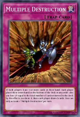 Multiple Destruction Yu-Gi-Oh card