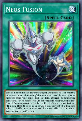 Neos Fusion Yu-Gi-Oh card