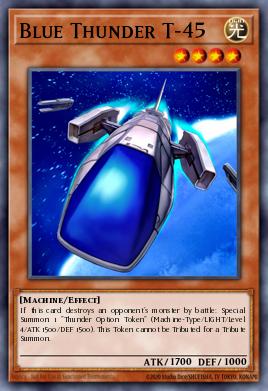 Blue Thunder T-45 Yu-Gi-Oh card