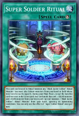 Super Soldier Ritual Yu-Gi-Oh card