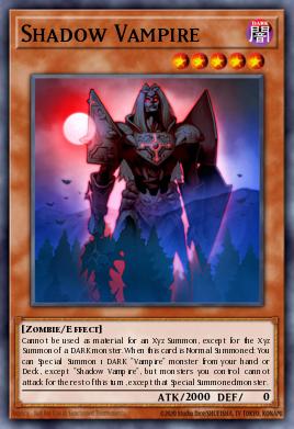 Shadow Vampire Yu-Gi-Oh card