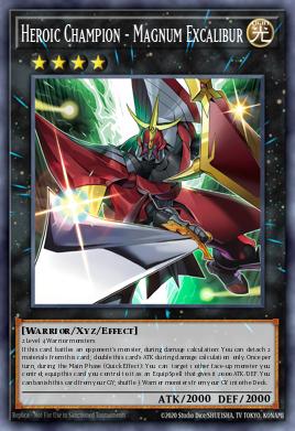 Heroic Champion - Magnum Excalibur Yu-Gi-Oh card