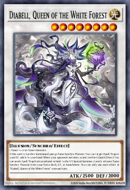 Diabell, Queen of the White Forest Yu-Gi-Oh card