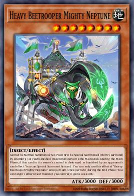 Heavy Beetrooper Mighty Neptune Yu-Gi-Oh card