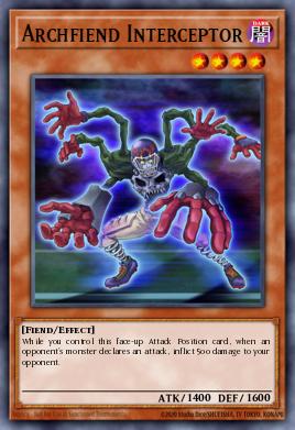 Archfiend Interceptor Yu-Gi-Oh card