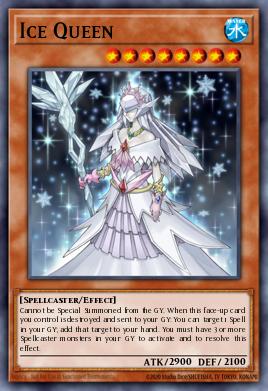 Ice Queen Yu-Gi-Oh card
