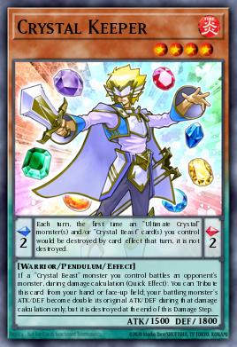 Crystal Keeper Yu-Gi-Oh card