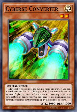 Cyberse Converter Yu-Gi-Oh card
