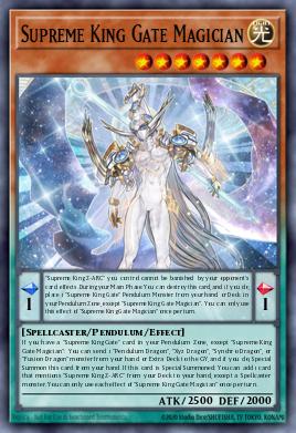 Supreme King Gate Magician Yu-Gi-Oh card