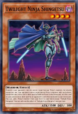 Twilight Ninja Shingetsu Yu-Gi-Oh card