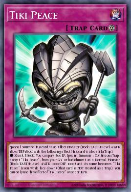 Tiki Peace Yu-Gi-Oh card