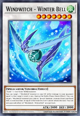Windwitch - Winter Bell Yu-Gi-Oh card