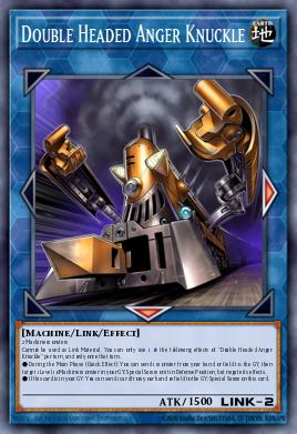 Double Headed Anger Knuckle Yu-Gi-Oh card