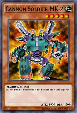 Cannon Soldier MK-2 Yu-Gi-Oh card