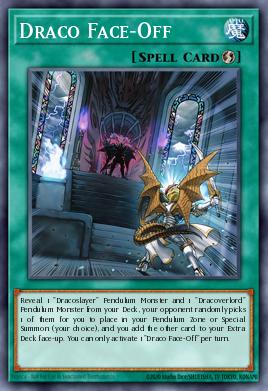 Draco Face-Off Yu-Gi-Oh card