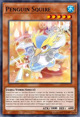 Penguin Squire Yu-Gi-Oh card