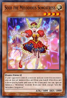 Solo the Melodious Songstress Yu-Gi-Oh card