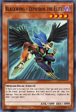 Blackwing - Zephyros the Elite Yu-Gi-Oh card
