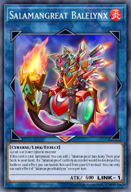 Salamangreat Balelynx Yu-Gi-Oh card